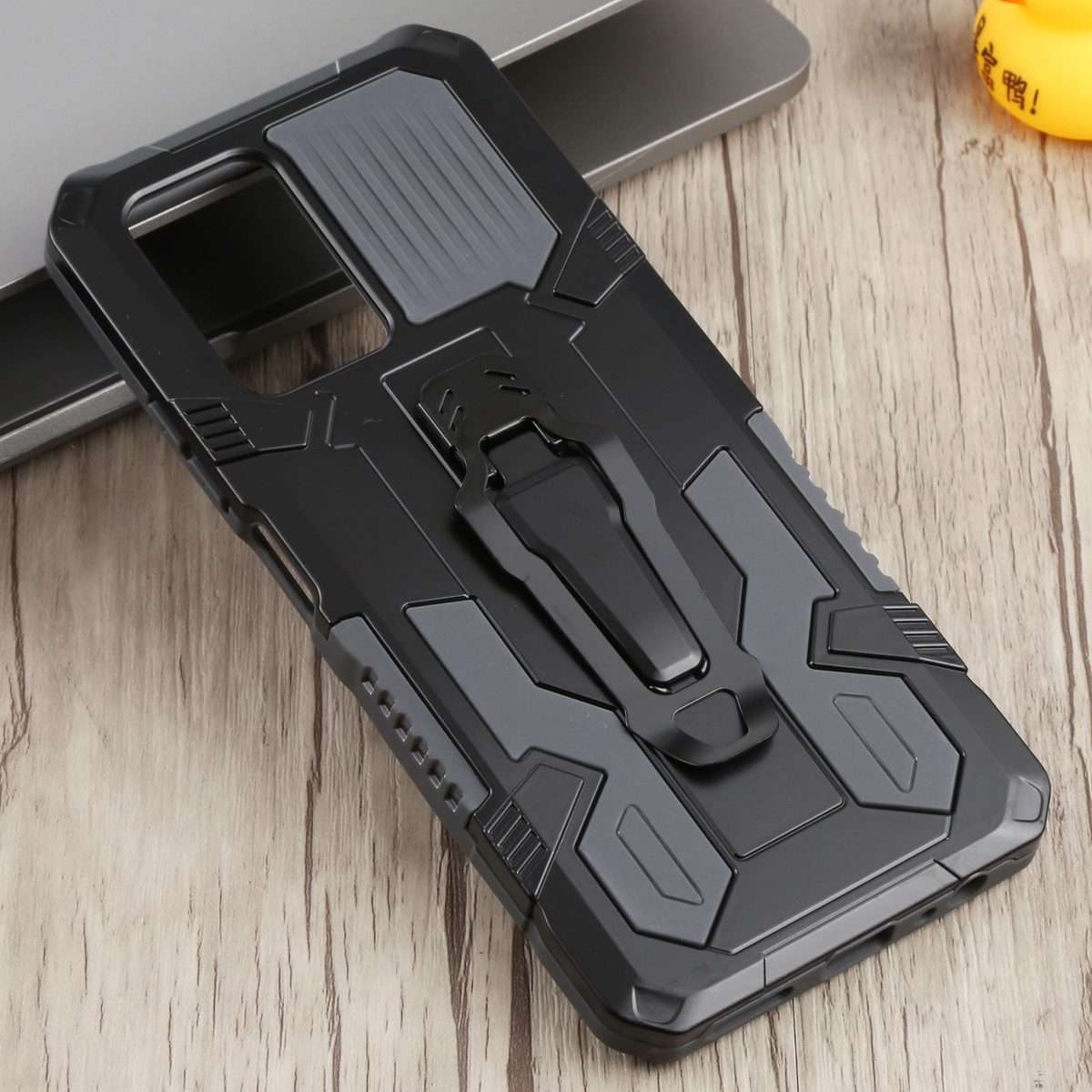 For Infinix Note 10 Pro Armor Warrior Shockproof PC + TPU Phone Case(Grey)
