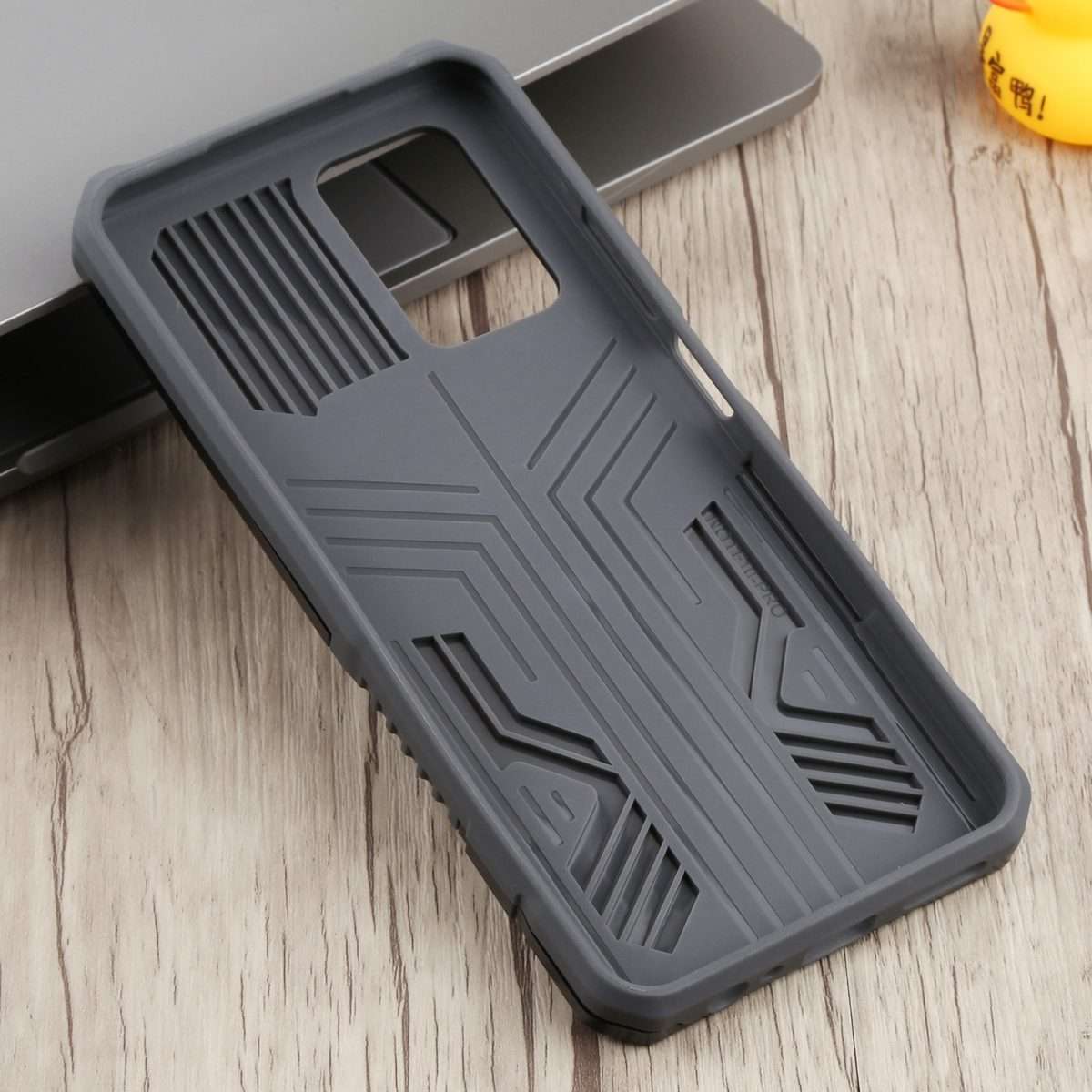 For Infinix Note 10 Pro Armor Warrior Shockproof PC + TPU Phone Case(Grey)