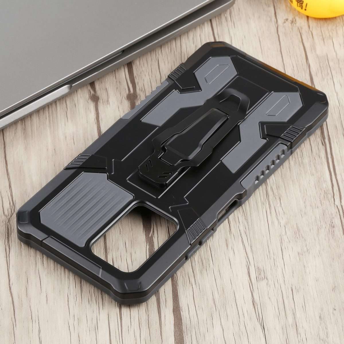 For Infinix Note 10 Pro Armor Warrior Shockproof PC + TPU Phone Case(Grey)