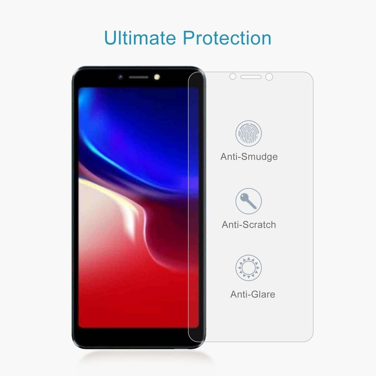 10 PCS 0.26mm 9H 2.5D Tempered Glass Film For Tecno P32