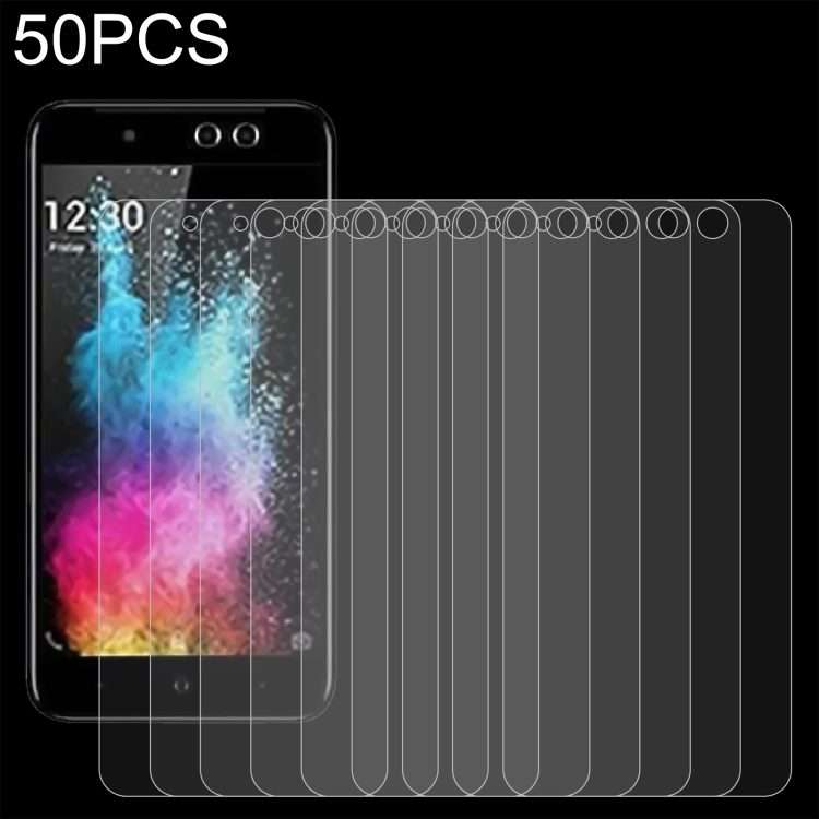 50 PCS 0.26mm 9H 2.5D Tempered Glass Film For Tecno S32