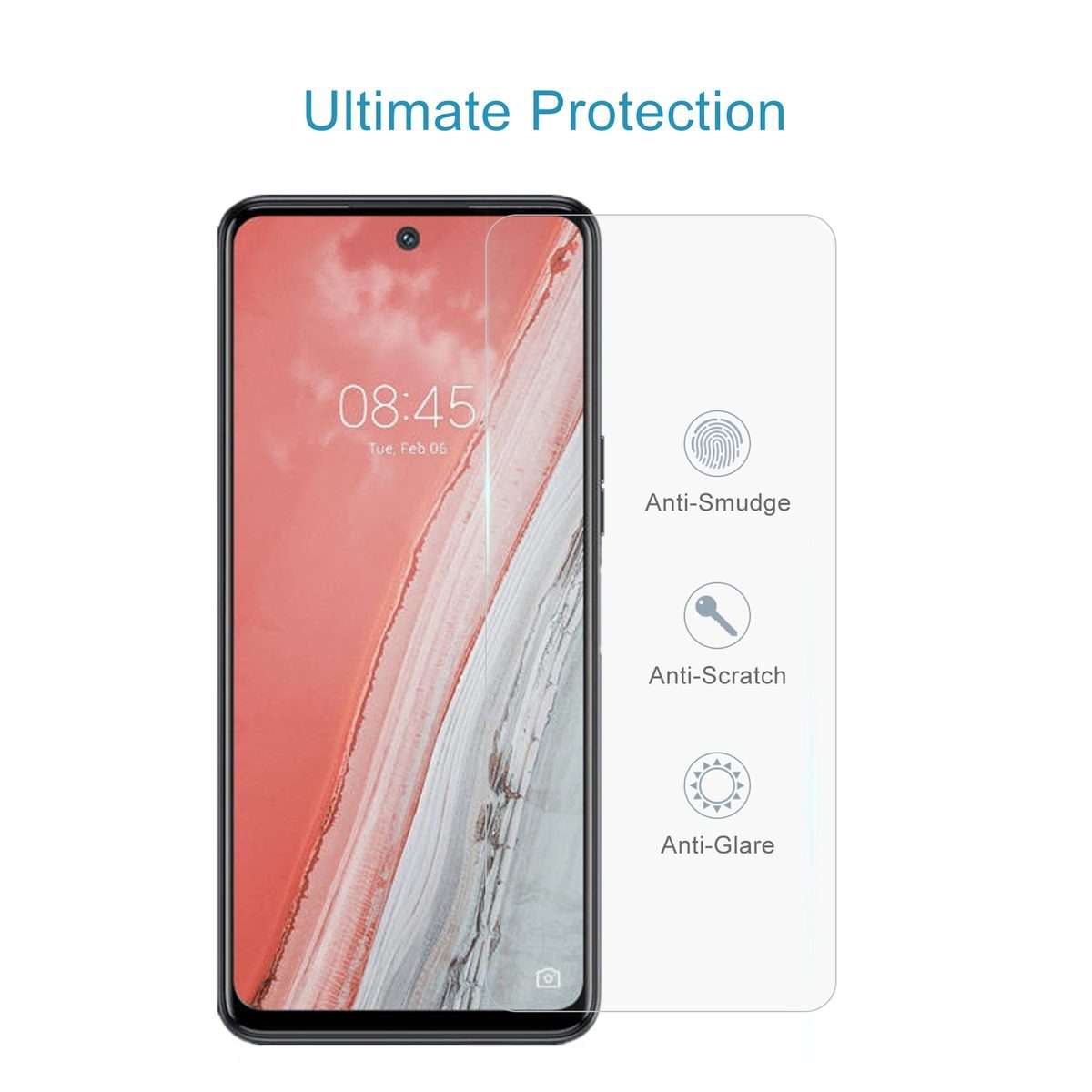10 PCS 0.26mm 9H 2.5D Tempered Glass Film For Tecno Spark 8 Pro
