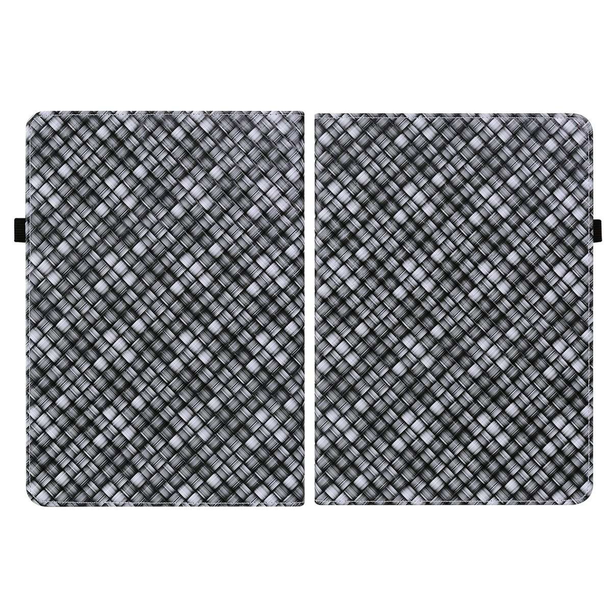 For Amazon Kindle Paperwhite 5 Color Weave Smart Leather Tablet Case(Black)