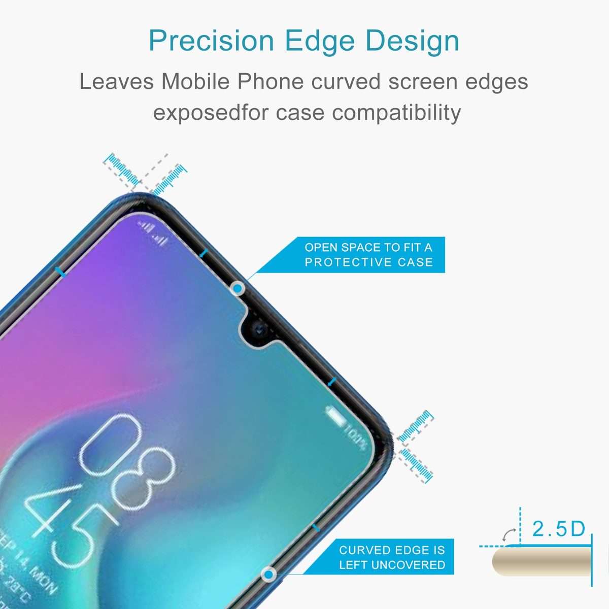 10 PCS 0.26mm 9H 2.5D Tempered Glass Film For Tecno Camon 12 Pro