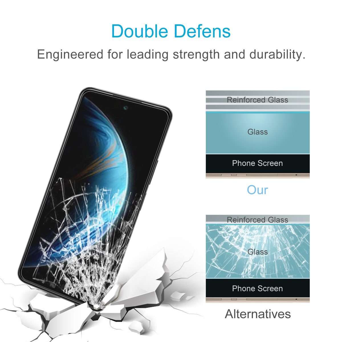 10 PCS 0.26mm 9H 2.5D Tempered Glass Film For Infinix Zero 5G