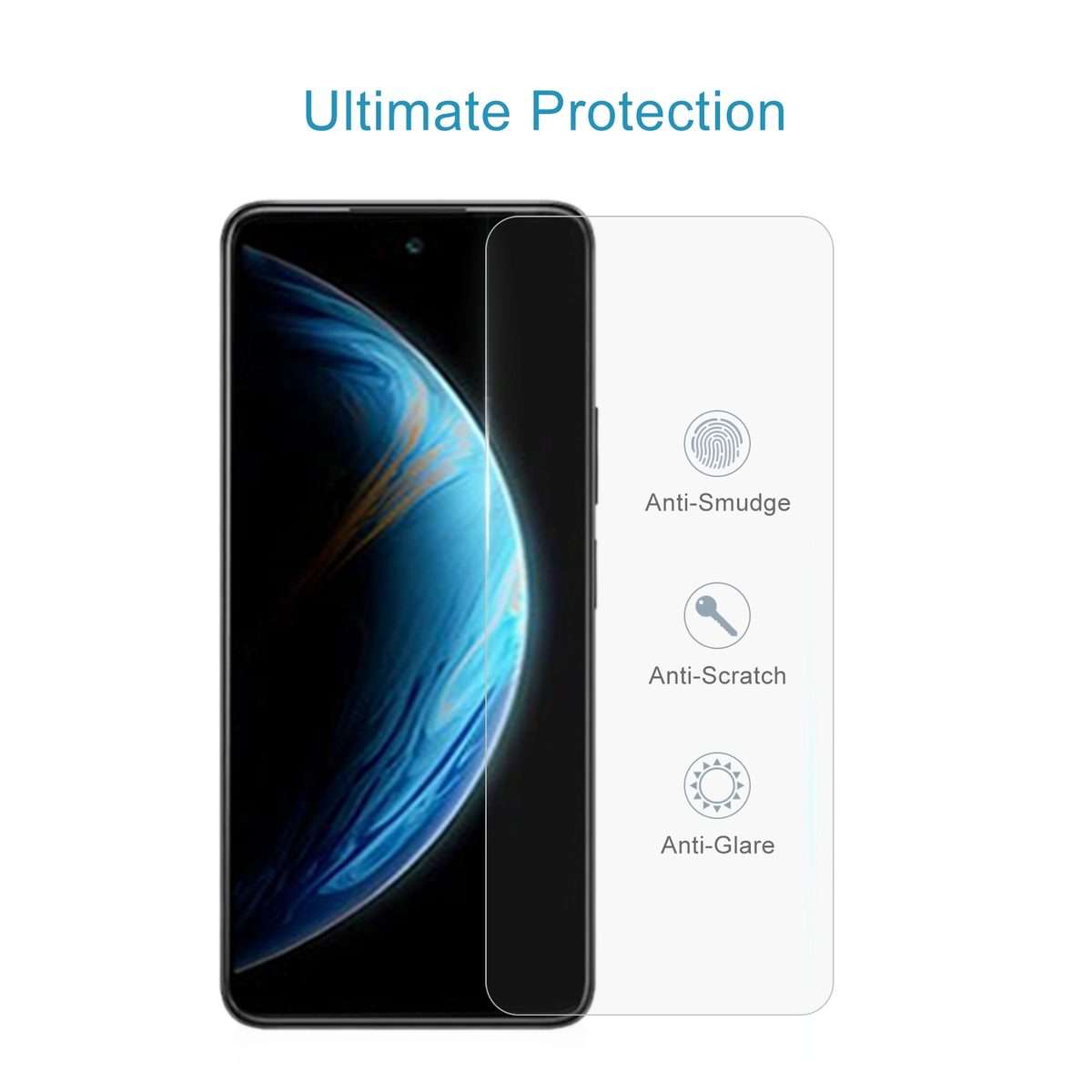 50 PCS 0.26mm 9H 2.5D Tempered Glass Film For Infinix Zero 5G