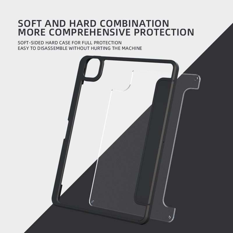 Magnetic Split Leather Smart Tablet Case For iPad Pro 11 2018(Lavender Purple)