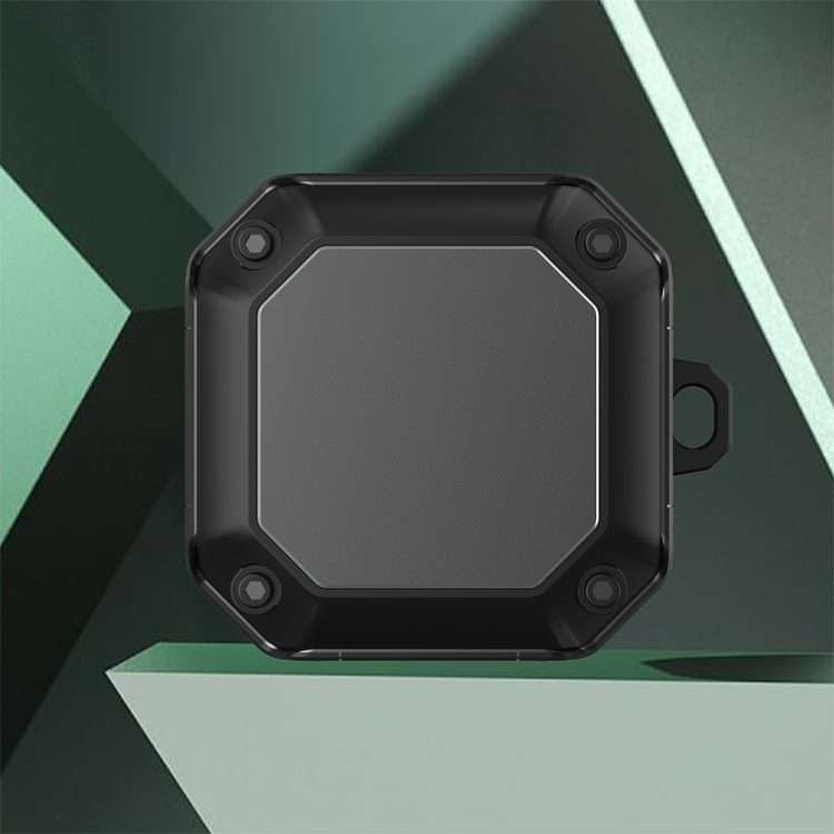 For Samsung Galaxy Buds 2 / Buds Pro / Buds Live / Buds 2 Pro Mecha Hardware TPU ... (Space Grey)