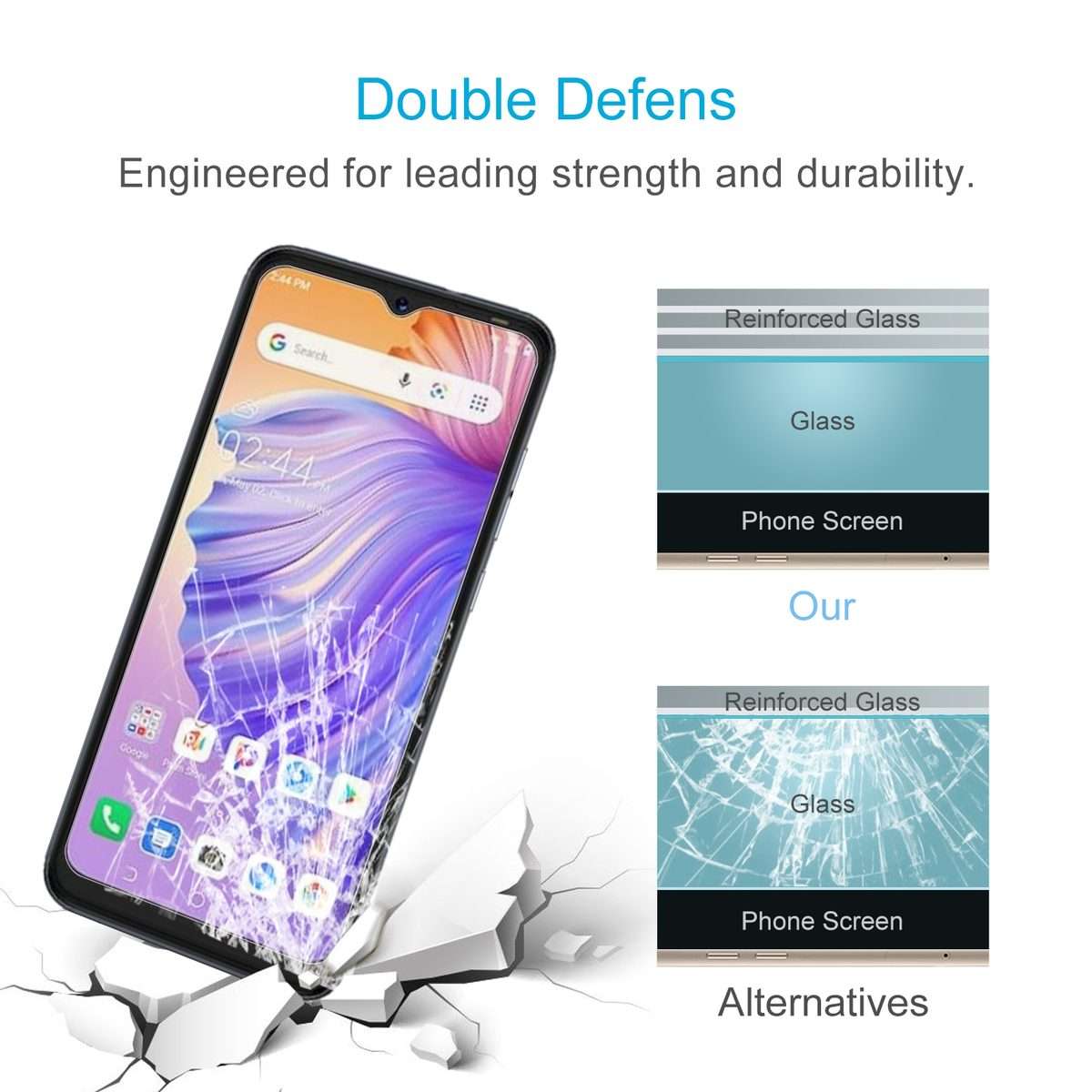10 PCS 0.26mm 9H 2.5D Tempered Glass Film For Tecno Pop 5 Go