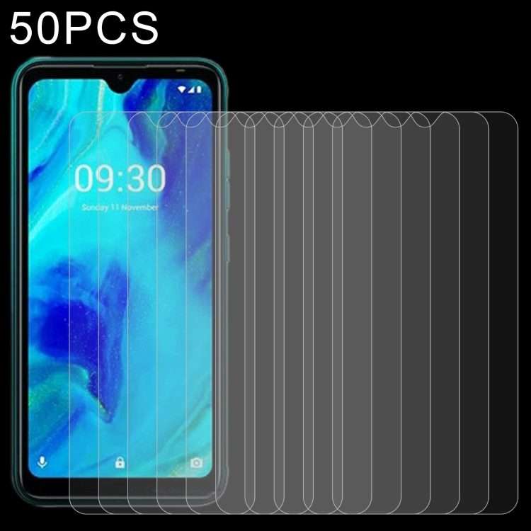 50 PCS 0.26mm 9H 2.5D Tempered Glass Film For Tecno Pop 5P