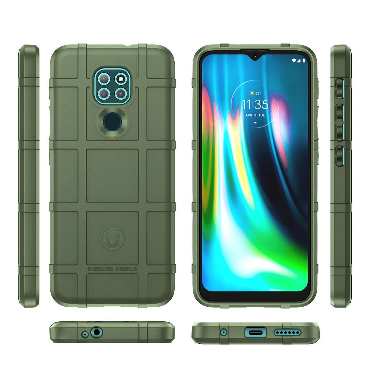 For Lenovo Lemon K12 / K12 Note Full Coverage Shockproof TPU Phone Case(Green)