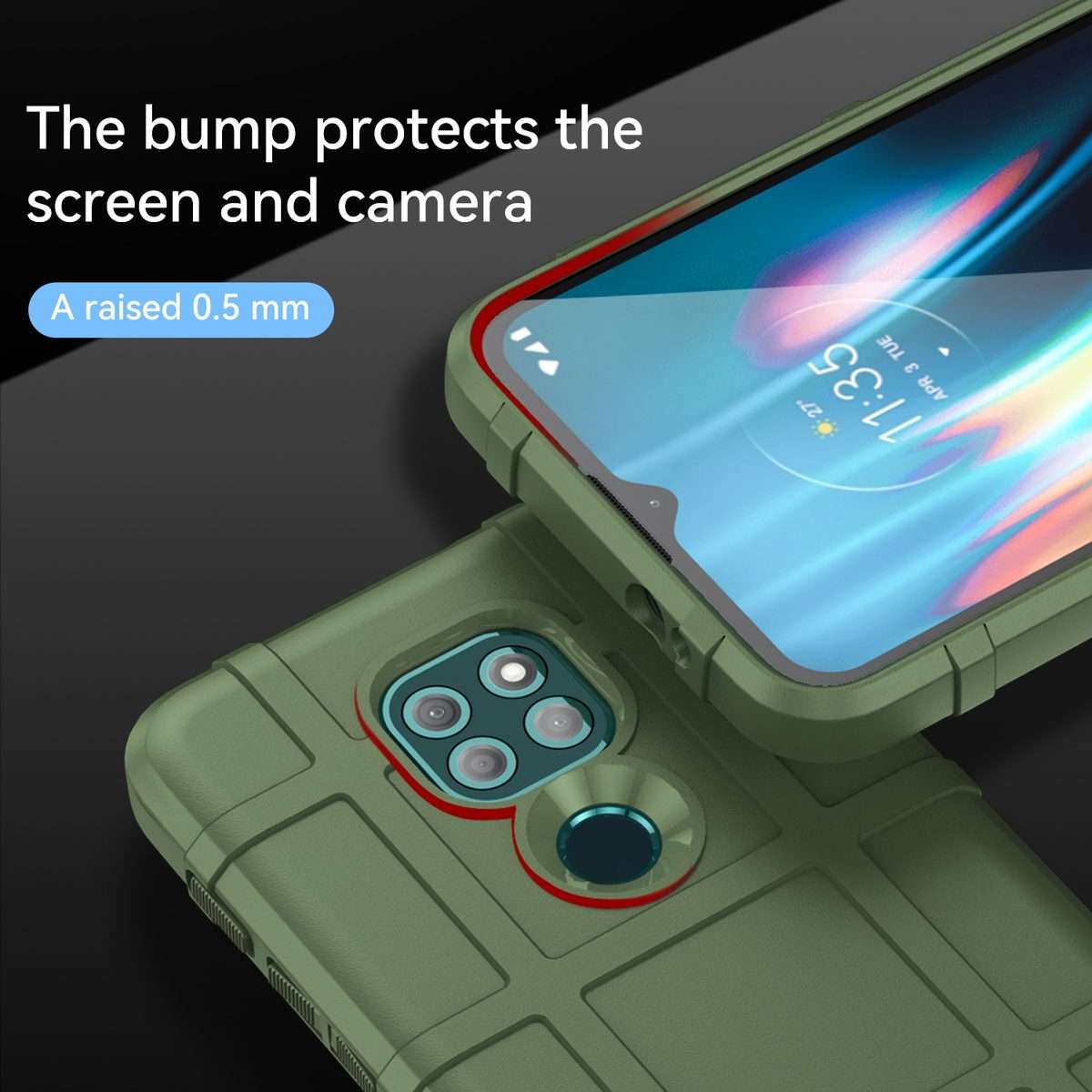 For Lenovo Lemon K12 / K12 Note Full Coverage Shockproof TPU Phone Case(Green)