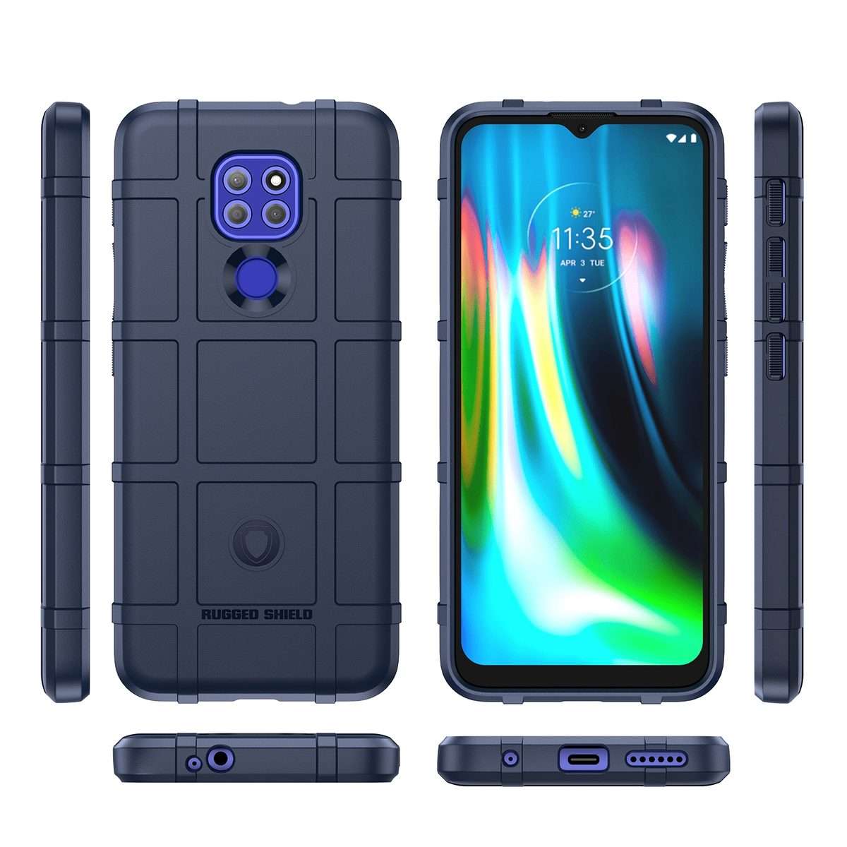 For Lenovo Lemon K12 / K12 Note Full Coverage Shockproof TPU Phone Case(Blue)