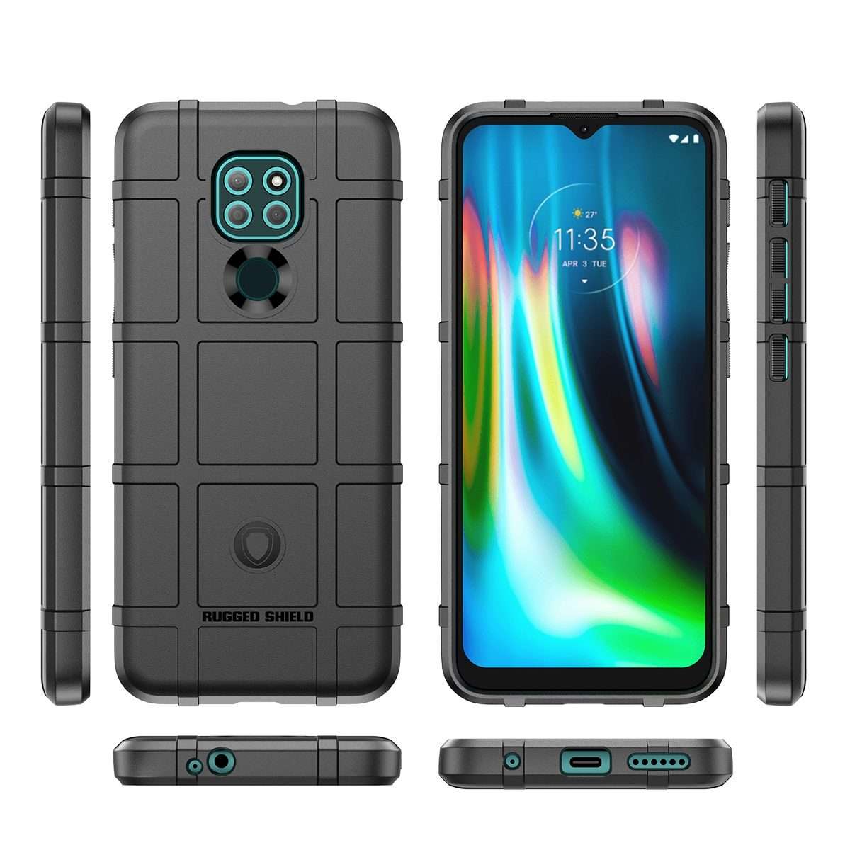 For Lenovo Lemon K12 / K12 Note Full Coverage Shockproof TPU Phone Case(Black)