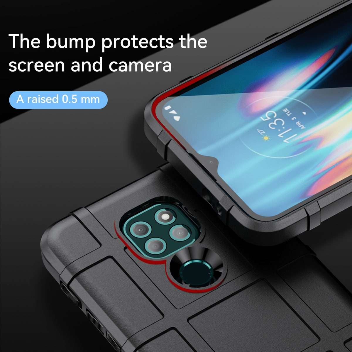 For Lenovo Lemon K12 / K12 Note Full Coverage Shockproof TPU Phone Case(Black)
