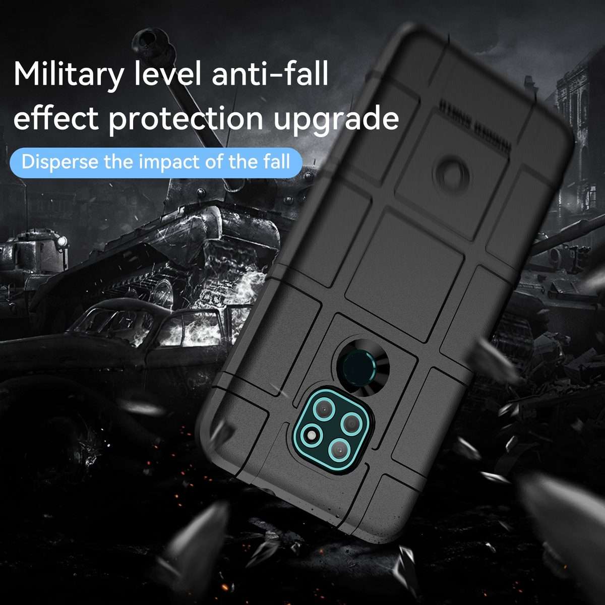 For Lenovo Lemon K12 / K12 Note Full Coverage Shockproof TPU Phone Case(Black)