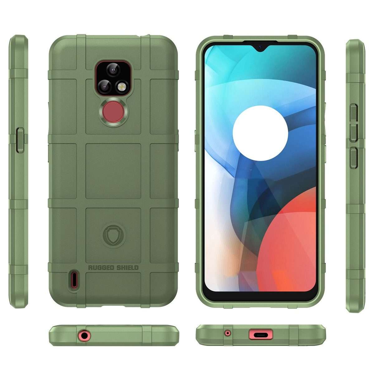 For Lenovo K12 Full Coverage Shockproof TPU Phone Case(Green)