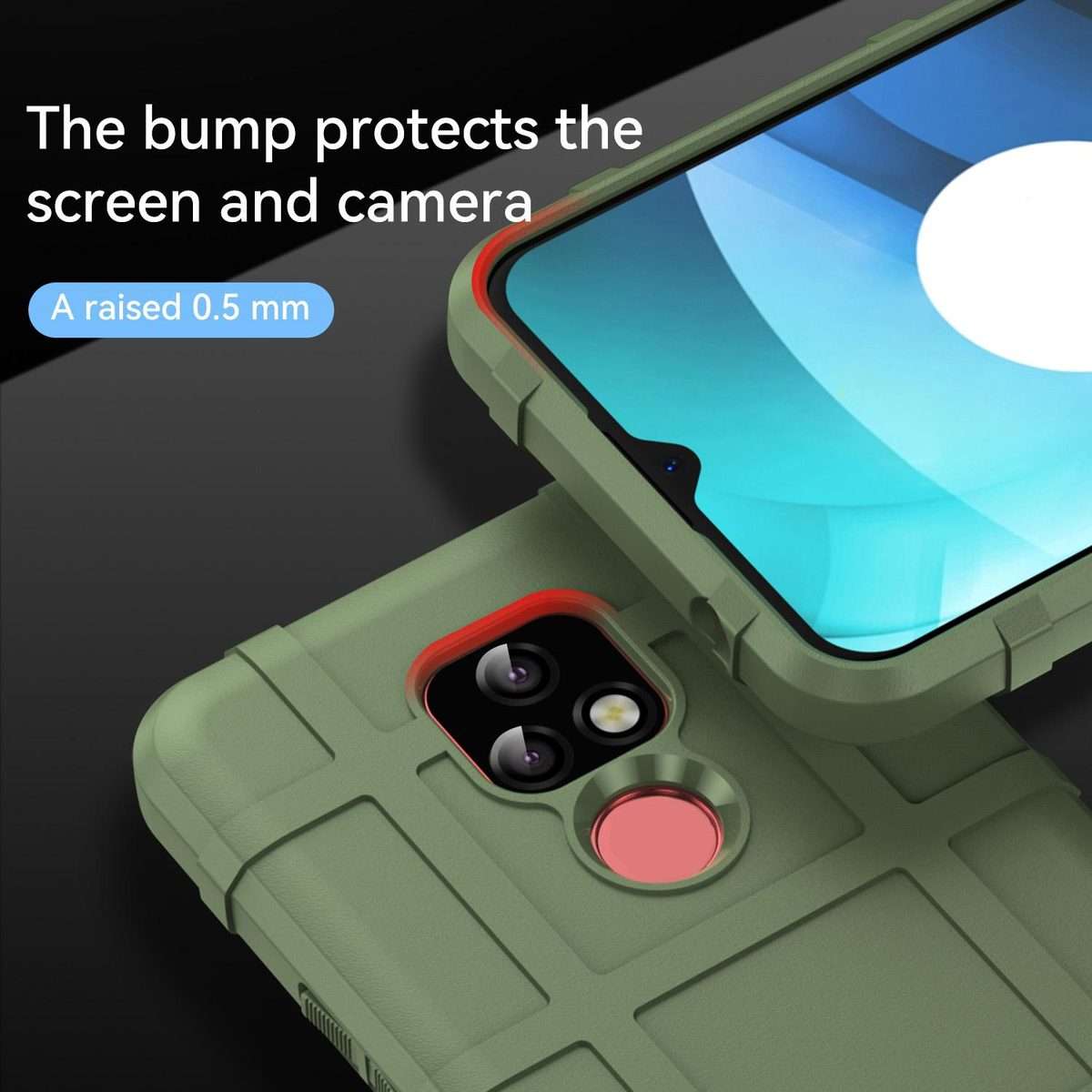 For Lenovo K12 Full Coverage Shockproof TPU Phone Case(Green)