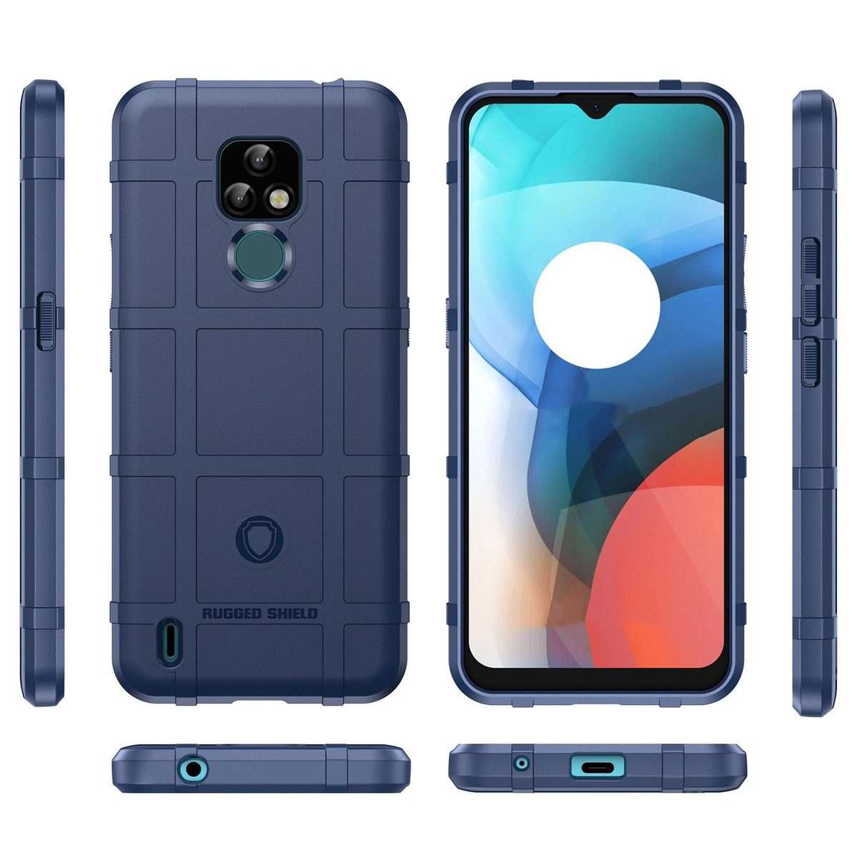For Lenovo K12 Full Coverage Shockproof TPU Phone Case(Blue)