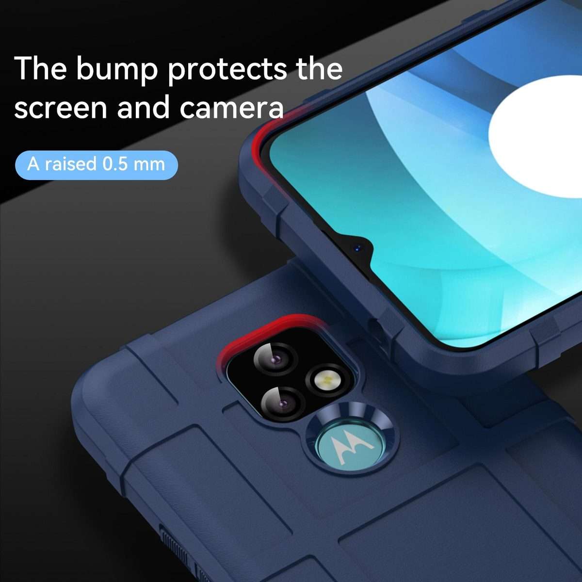 For Lenovo K12 Full Coverage Shockproof TPU Phone Case(Blue)