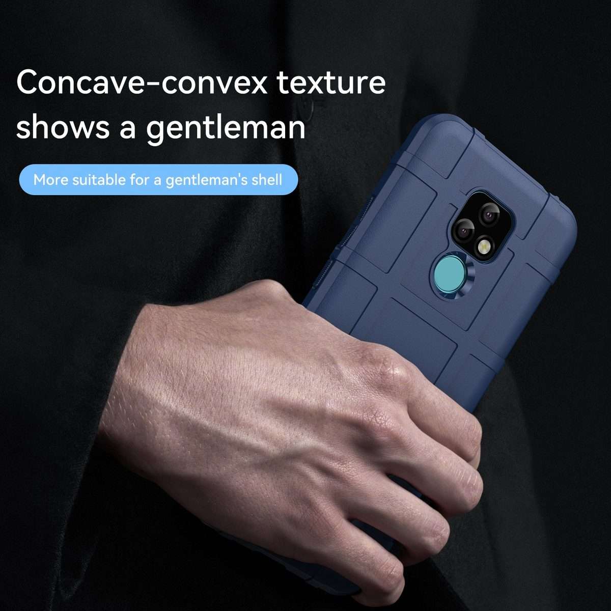 For Lenovo K12 Full Coverage Shockproof TPU Phone Case(Blue)