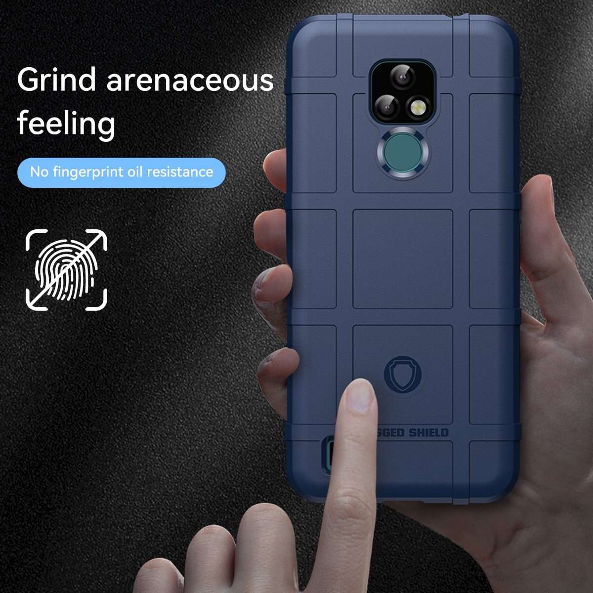 For Lenovo K12 Full Coverage Shockproof TPU Phone Case(Blue)