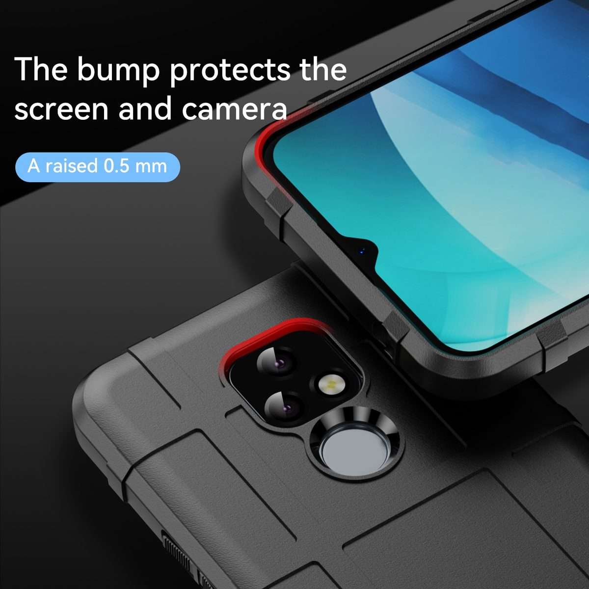 For Lenovo K12 Full Coverage Shockproof TPU Phone Case(Black)