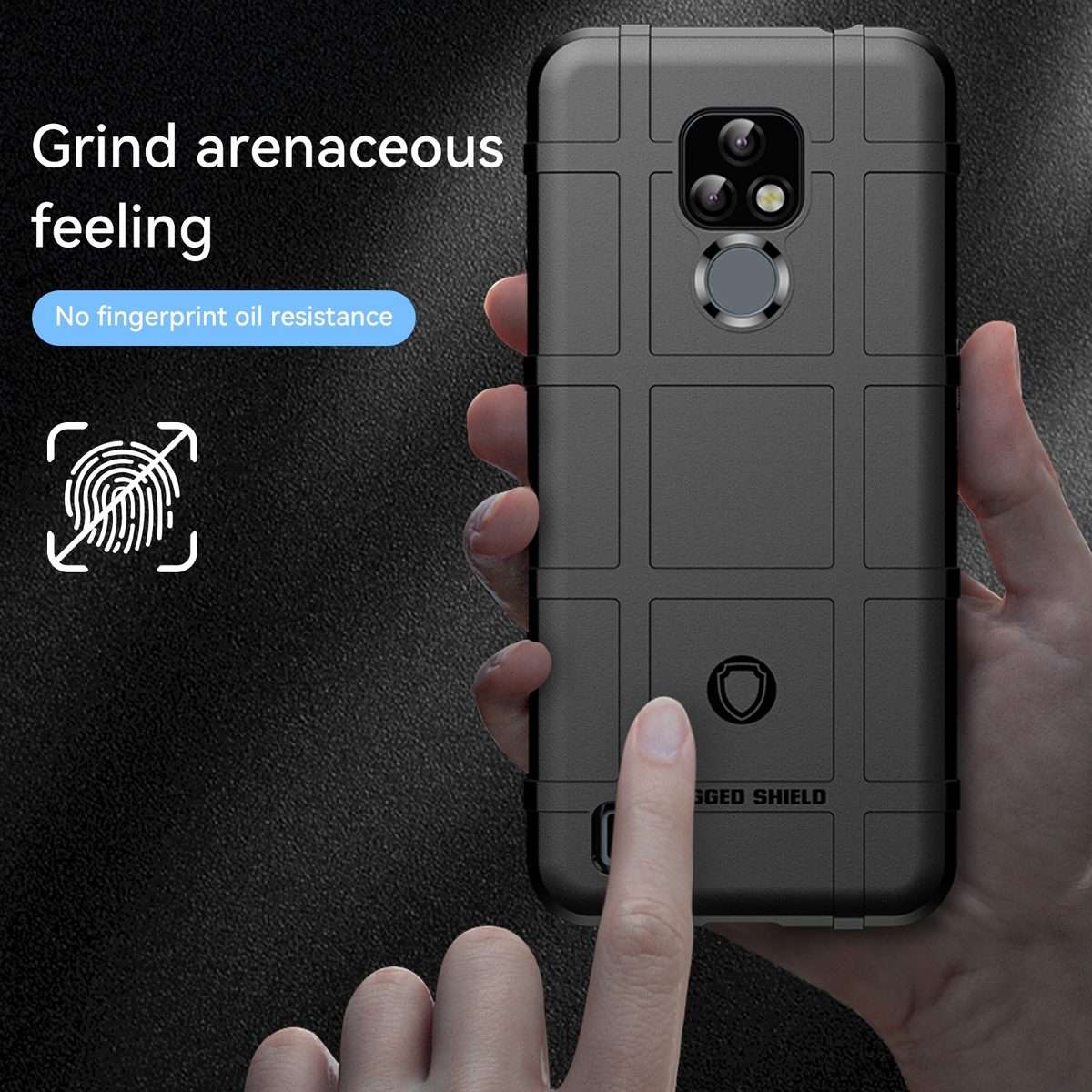 For Lenovo K12 Full Coverage Shockproof TPU Phone Case(Black)