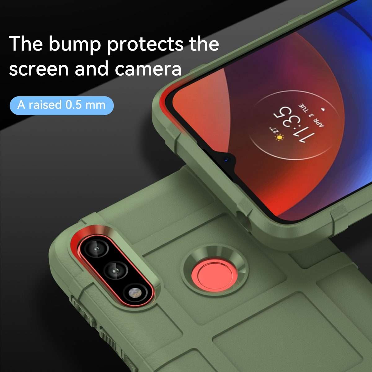 For Lenovo K13 Full Coverage Shockproof TPU Phone Case(Green)