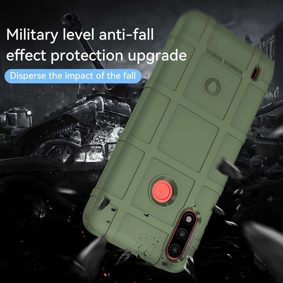 For Lenovo K13 Full Coverage Shockproof TPU Phone Case(Green)