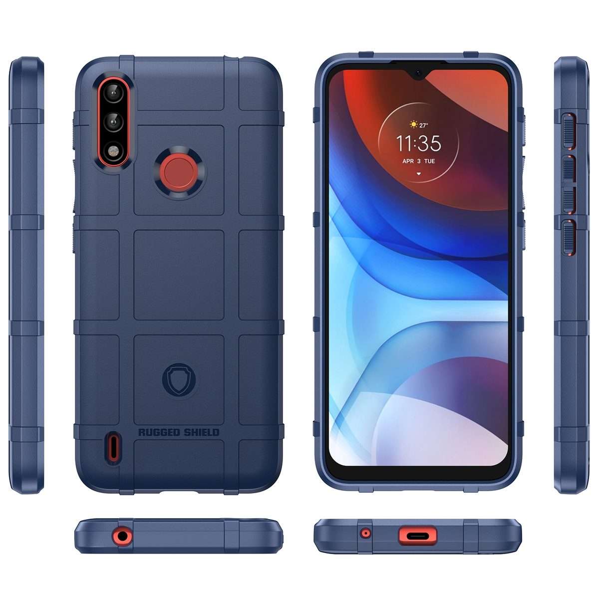 For Lenovo K13 Full Coverage Shockproof TPU Phone Case(Blue)