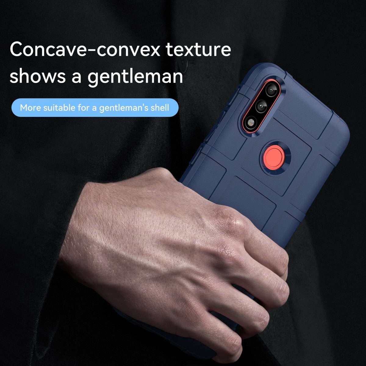 For Lenovo K13 Full Coverage Shockproof TPU Phone Case(Blue)