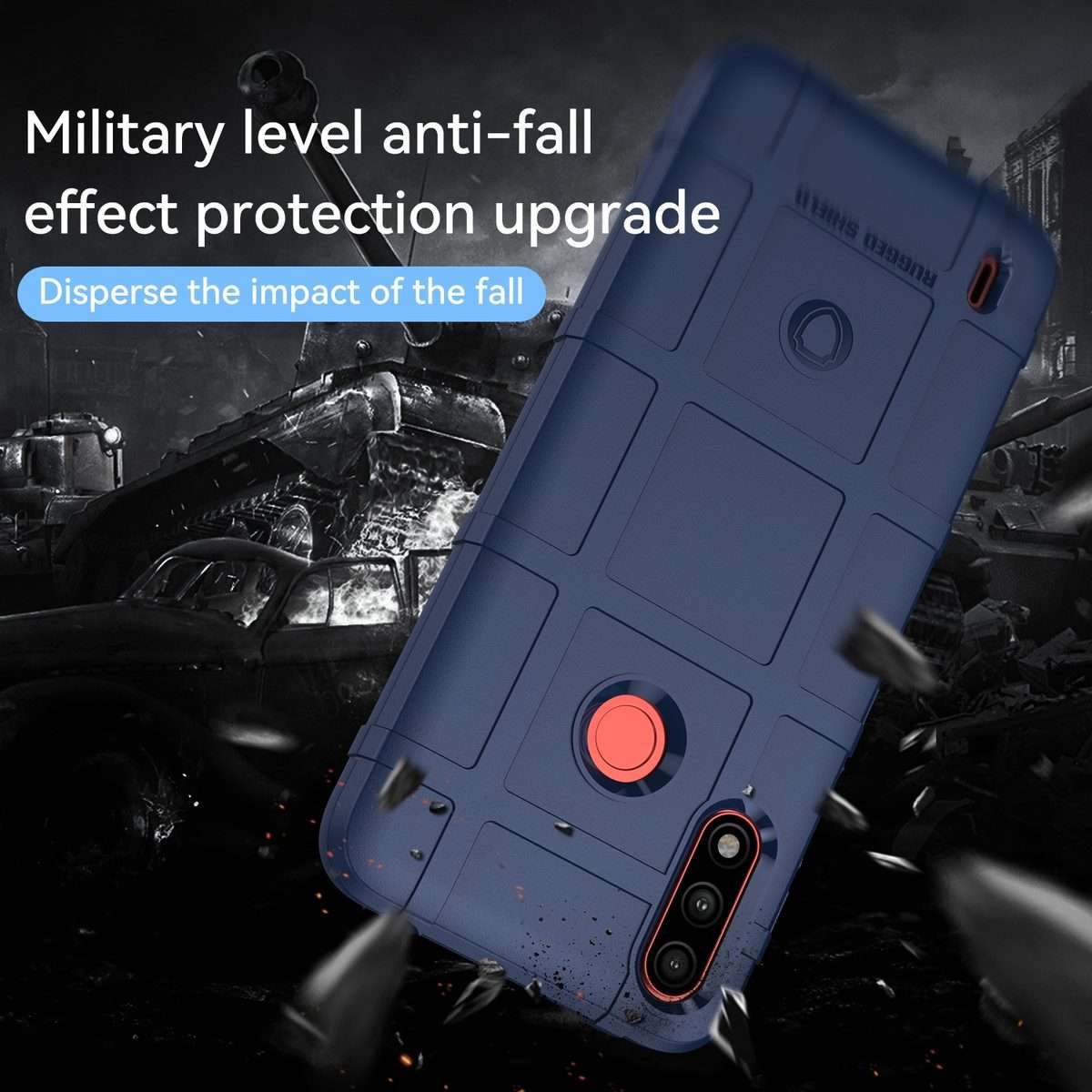 For Lenovo K13 Full Coverage Shockproof TPU Phone Case(Blue)