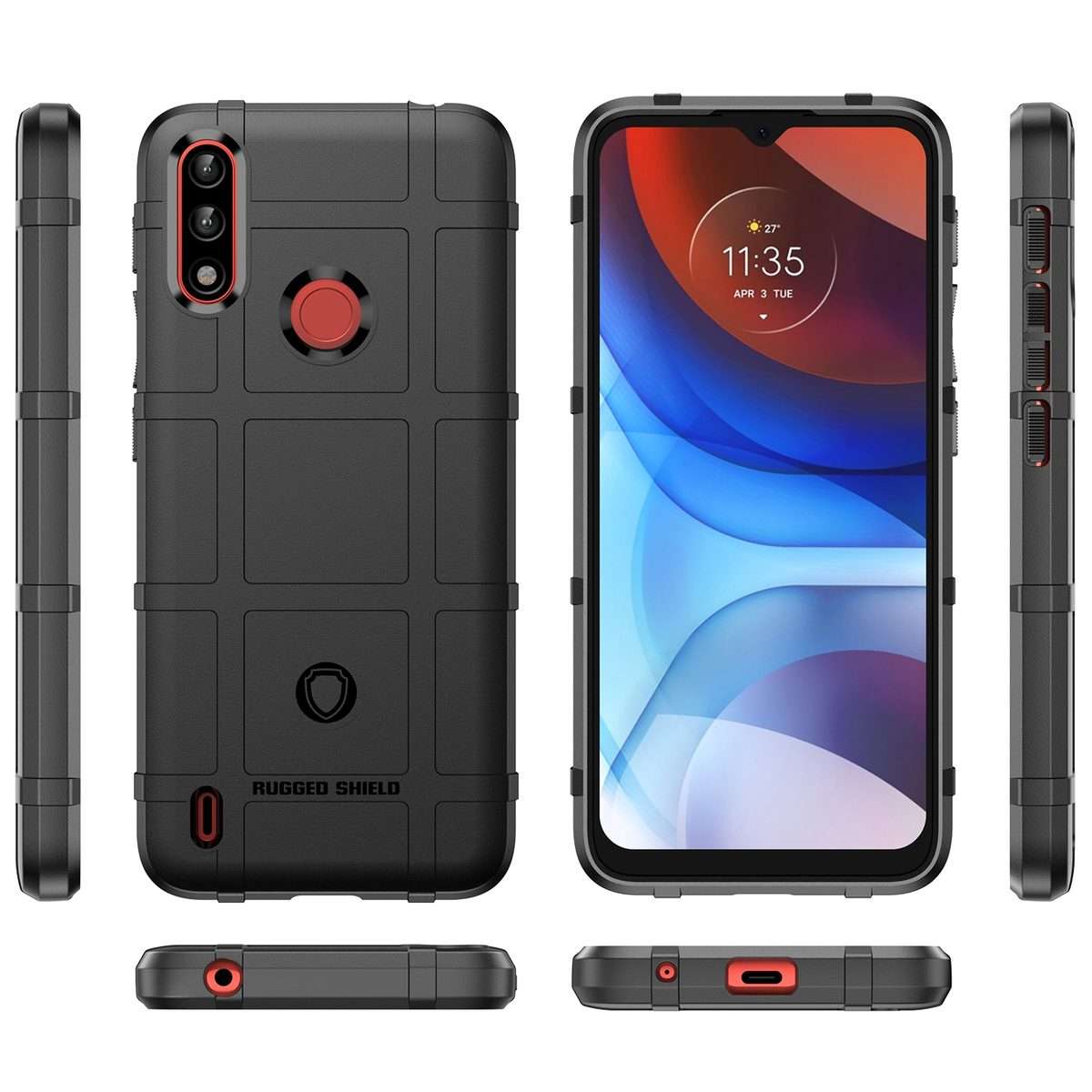 For Lenovo K13 Full Coverage Shockproof TPU Phone Case(Black)