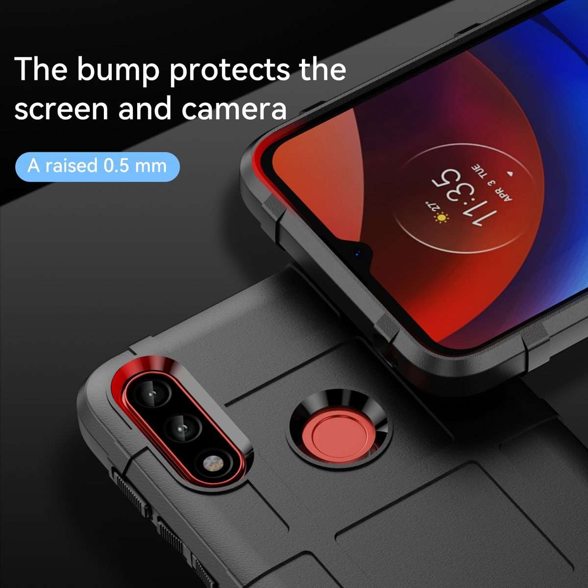 For Lenovo K13 Full Coverage Shockproof TPU Phone Case(Black)