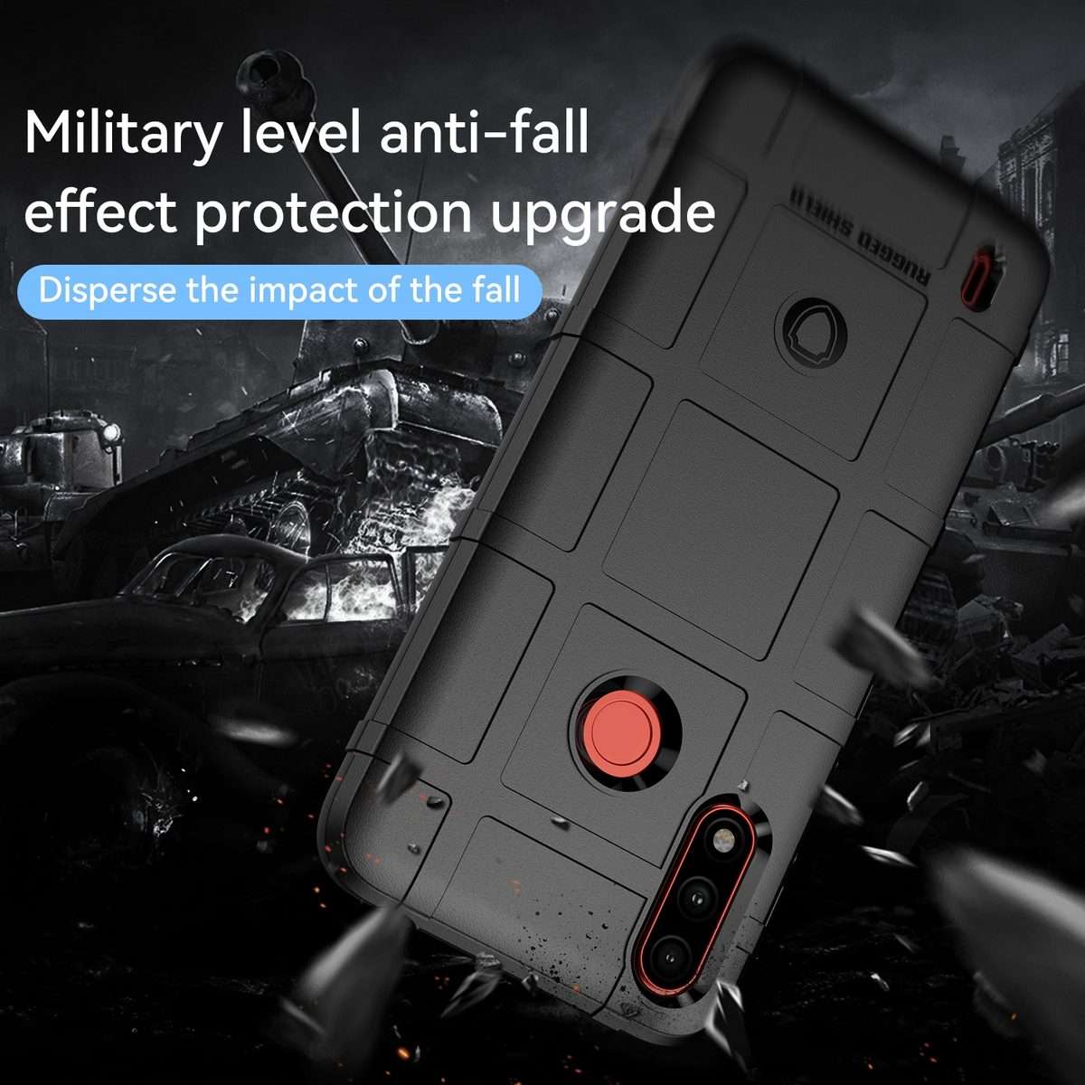 For Lenovo K13 Full Coverage Shockproof TPU Phone Case(Black)