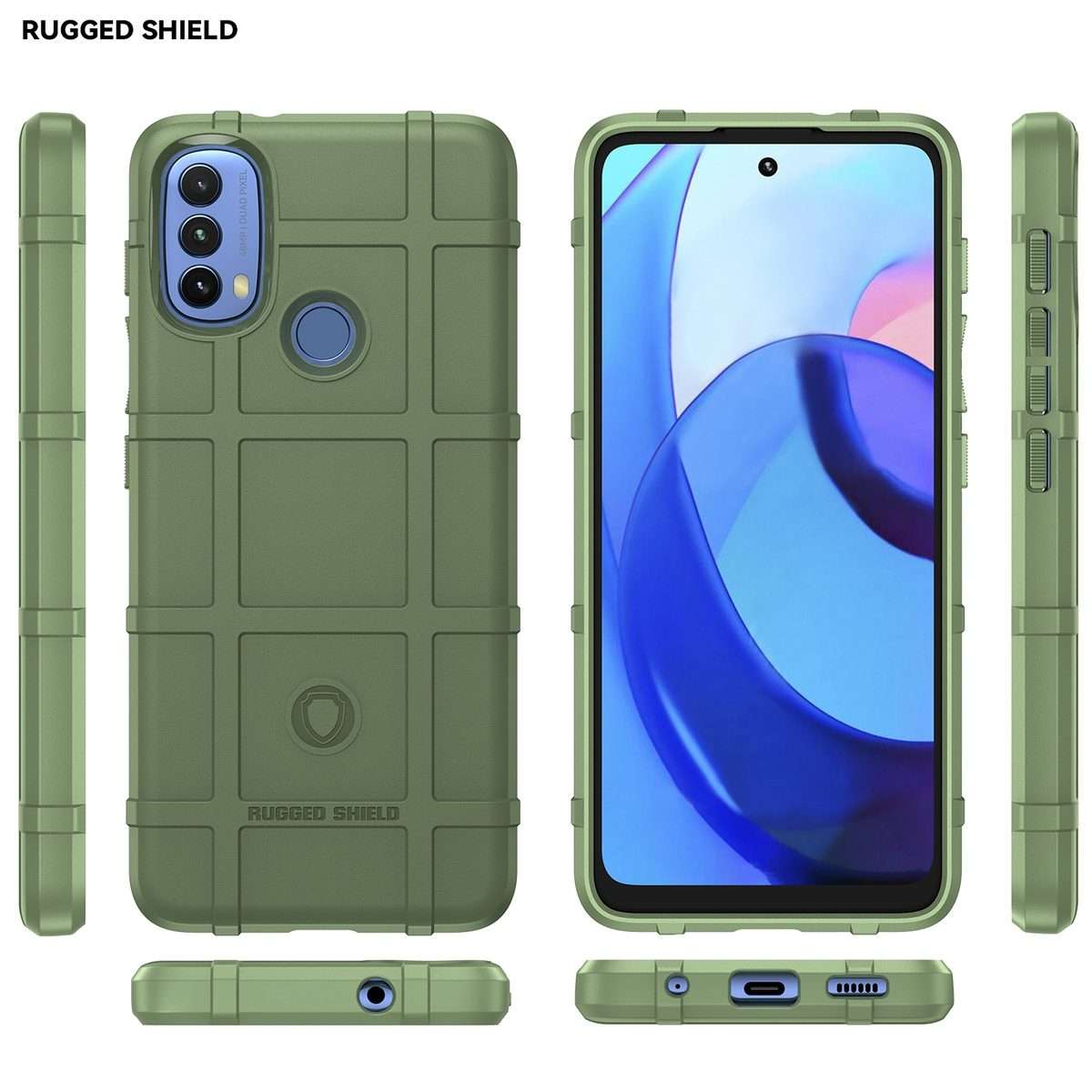 For Lenovo K14 Full Coverage Shockproof TPU Phone Case(Green)