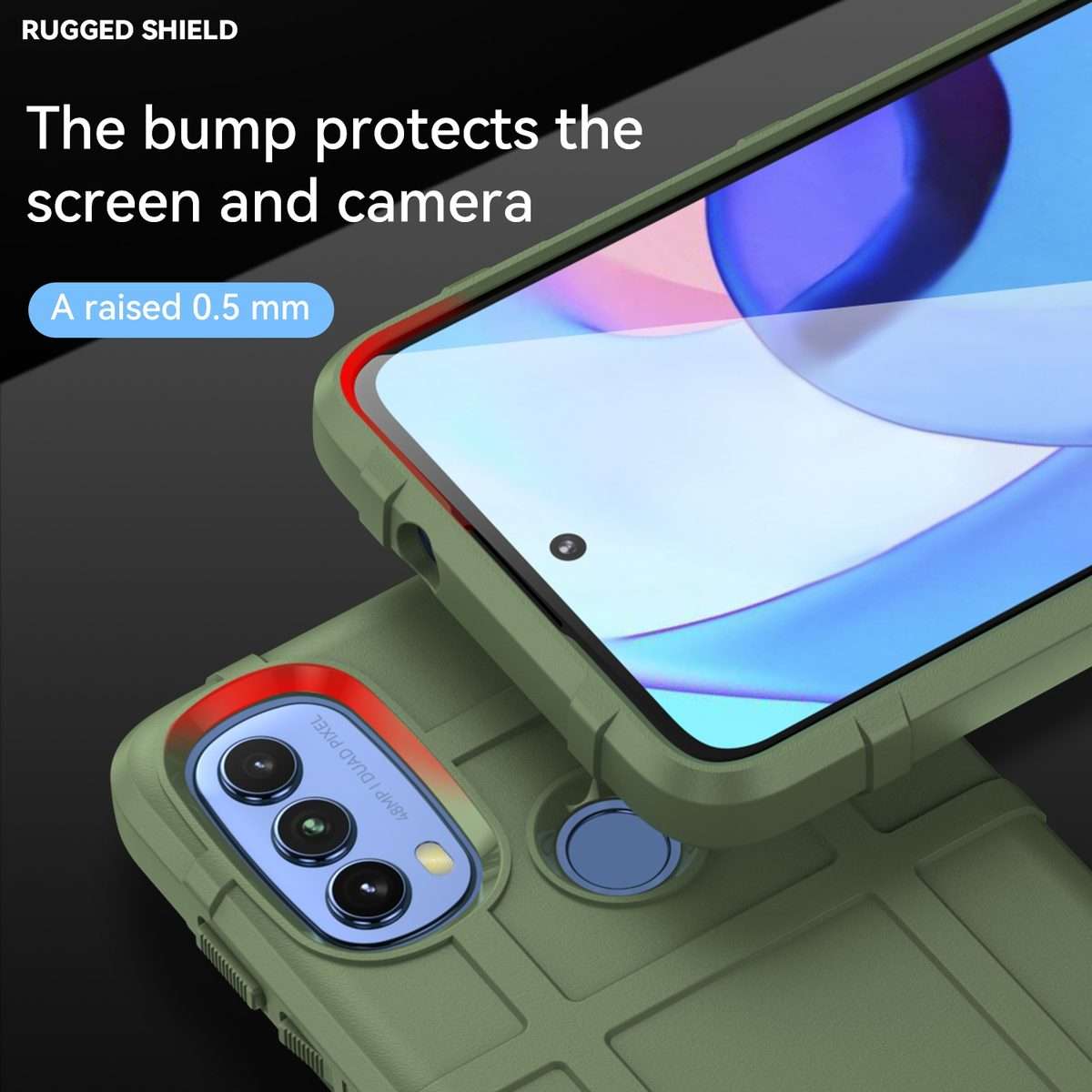 For Lenovo K14 Full Coverage Shockproof TPU Phone Case(Green)