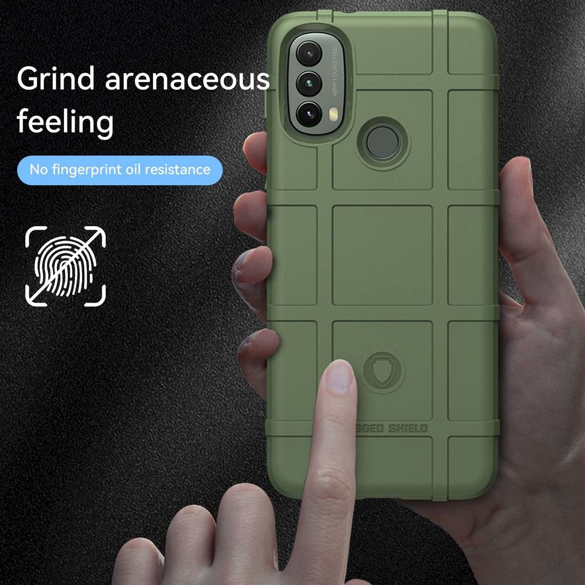 For Lenovo K14 Full Coverage Shockproof TPU Phone Case(Green)