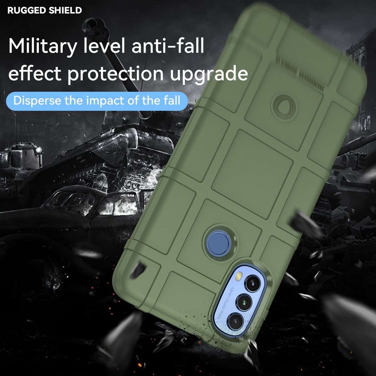 For Lenovo K14 Full Coverage Shockproof TPU Phone Case(Green)