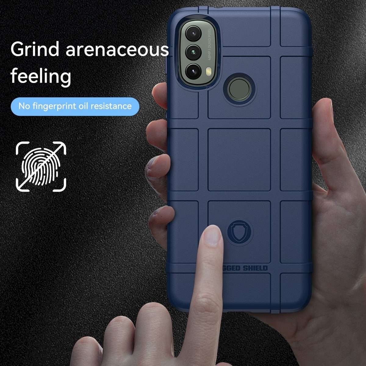 For Lenovo K14 Full Coverage Shockproof TPU Phone Case(Blue)