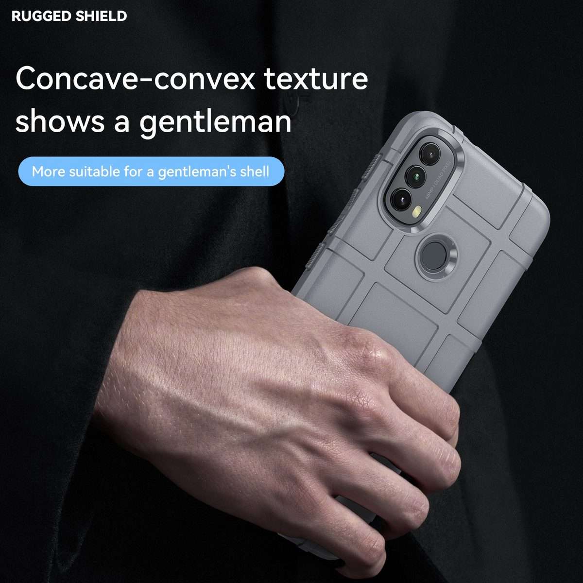 For Lenovo K14 Full Coverage Shockproof TPU Phone Case(Grey)