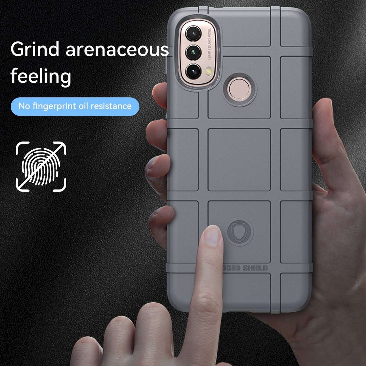 For Lenovo K14 Full Coverage Shockproof TPU Phone Case(Grey)