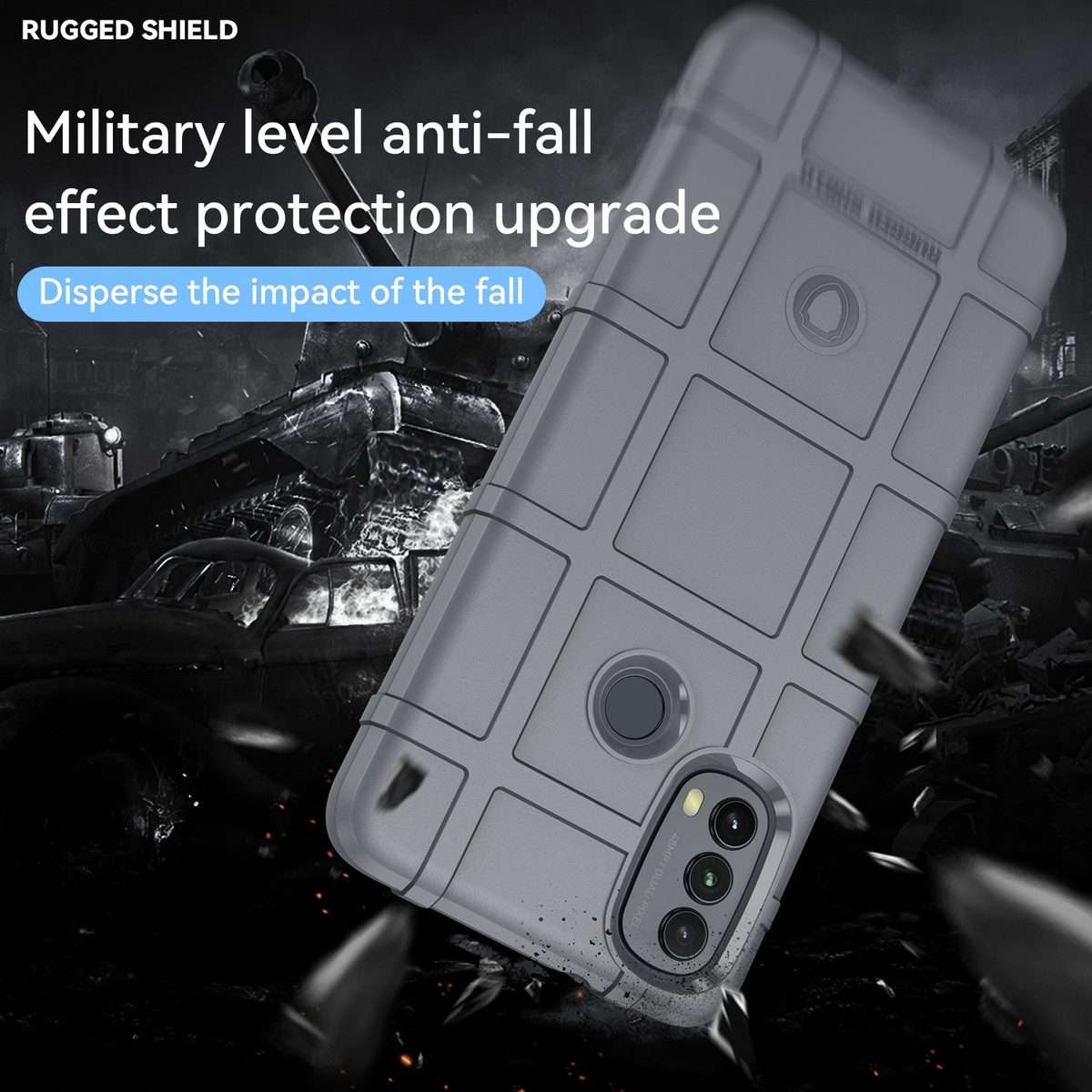 For Lenovo K14 Full Coverage Shockproof TPU Phone Case(Grey)