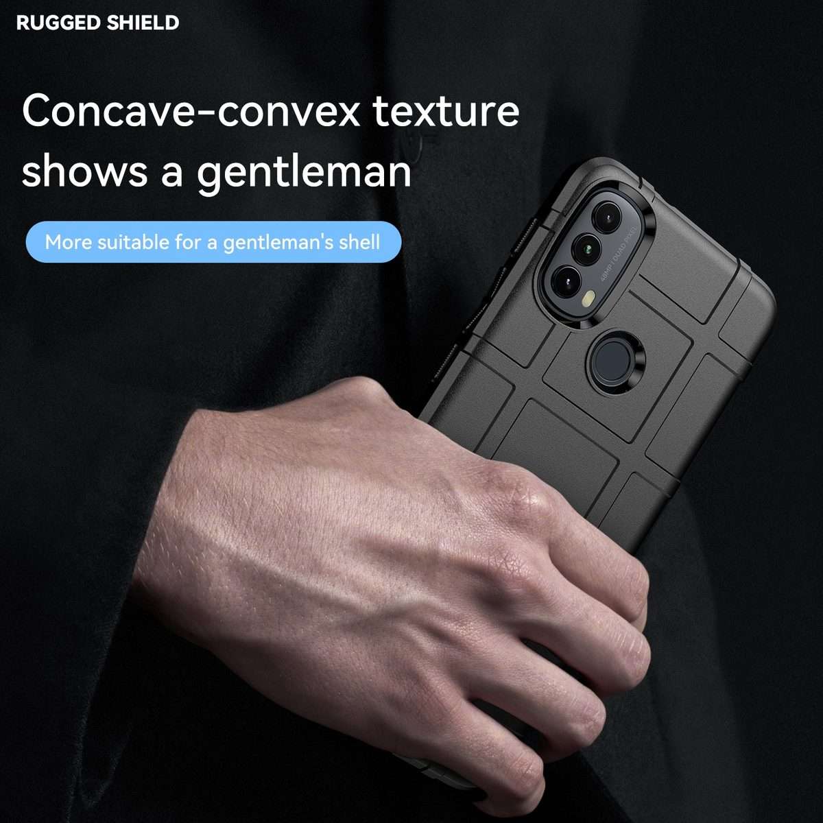For Lenovo K14 Full Coverage Shockproof TPU Phone Case(Black)