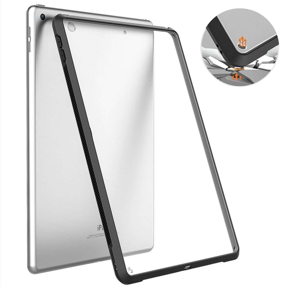 PC+TPU Transparent Shockproof Tablet Case For iPad Pro 11 inch 2018(Blue)