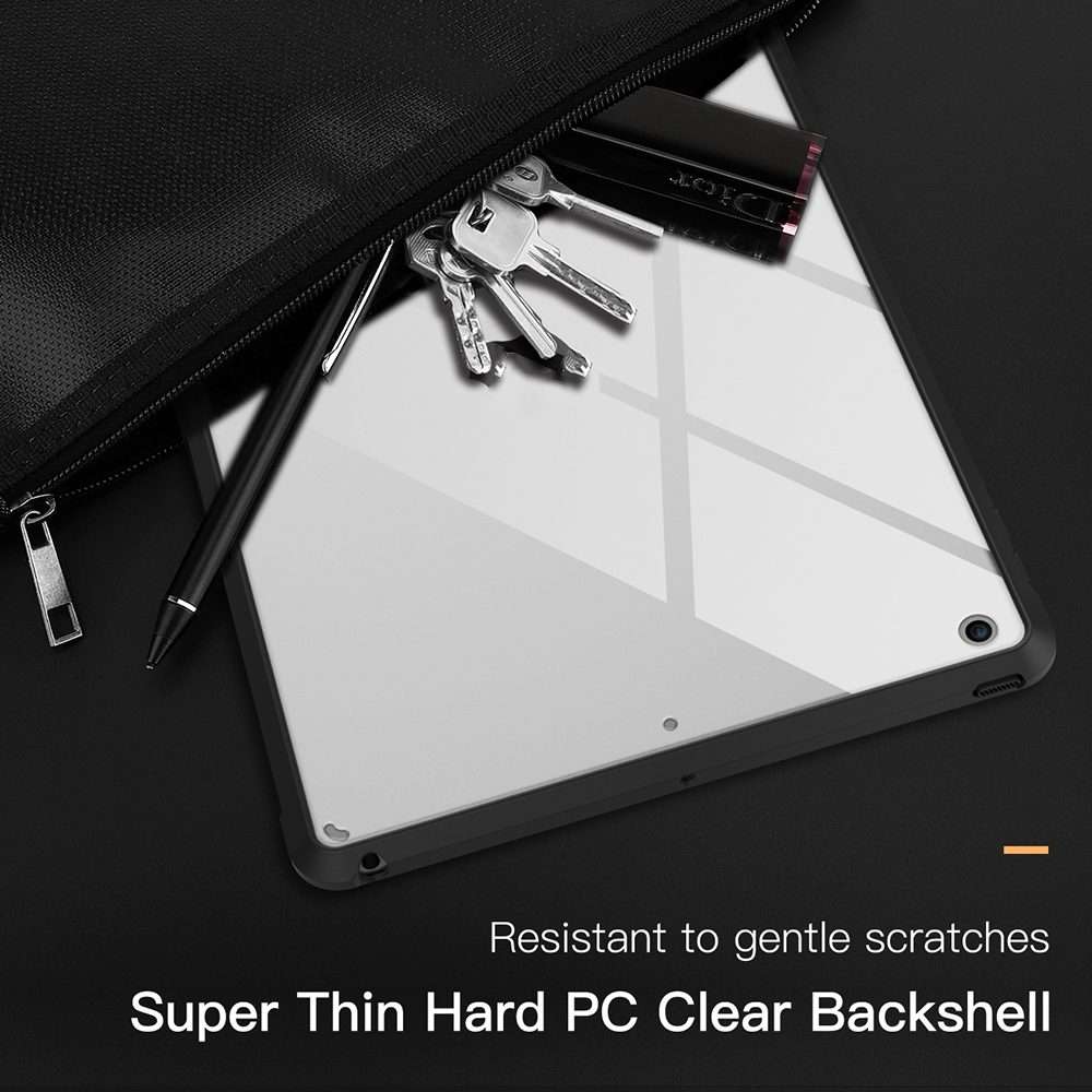 PC+TPU Transparent Shockproof Tablet Case For iPad Pro 11 inch 2018(Blue)