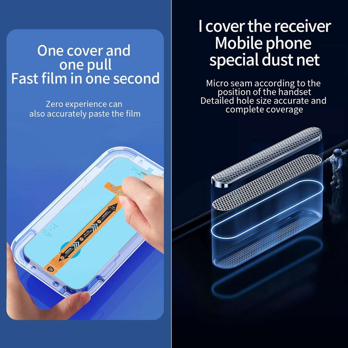 For iPhone 12 Pro Max 25pcs Fast Attach Dust-proof Anti-static Tempered Glass Film