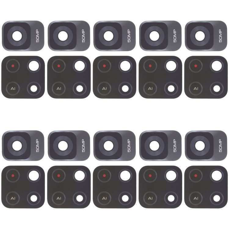 10 PCS Back Camera Lens For Xiaomi Redmi Note 11S 5G / Redmi Note 11 China / Redmi Note 11T 5G / P