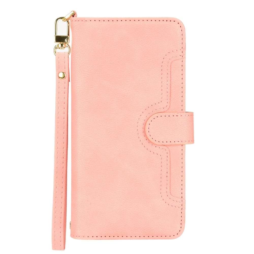 For TCL 20 Pro 5G Litchi Texture Zipper Leather Phone Case(Pink)